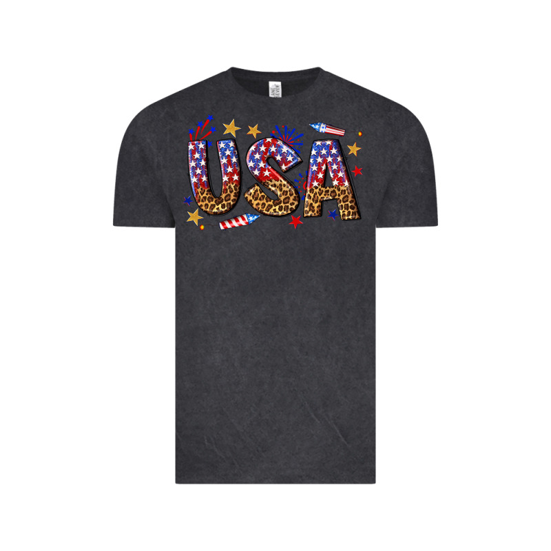 Usa 4th Of July Bw Vintage Tee by texasbilliewilder | Teevron