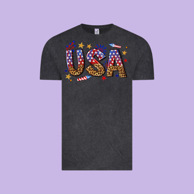 Vintage Tee usa 4th of july bw