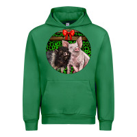 Emerald christmas pig Urban Hoodie - LillyAllenDesigns