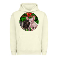 Pigment Pistachio christmas pig Urban Hoodie - LillyAllenDesigns