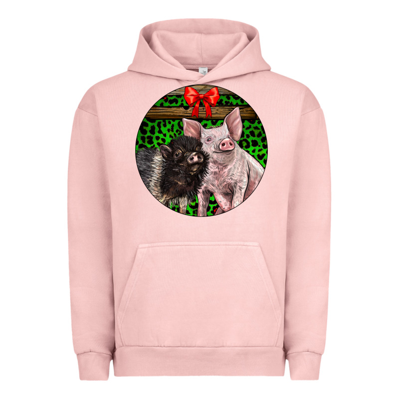 Christmas Pig Urban Hoodie by LillyAllenDesigns | Teevron