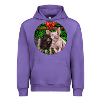 Tulip christmas pig Urban Hoodie - LillyAllenDesigns