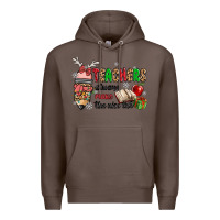 Coffee teachers always make the nice list Premium Hoodie - MaliasSmallBusiness