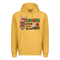 Mustard teachers always make the nice list Premium Hoodie - MaliasSmallBusiness