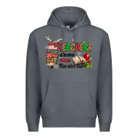 Rock teachers always make the nice list Premium Hoodie - MaliasSmallBusiness