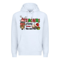 White teachers always make the nice list Premium Hoodie - MaliasSmallBusiness