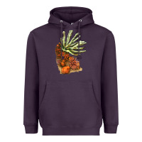 Plum Coral Reef Heavyweight Hoodie - LillyAllenDesigns