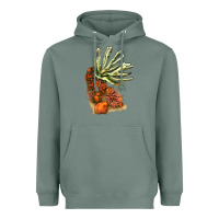 Sage Coral Reef Heavyweight Hoodie - LillyAllenDesigns