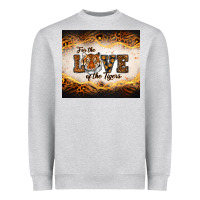 Heather Grey love of the tigers Heavyweight Sweatshirt - RanaPortraitStore
