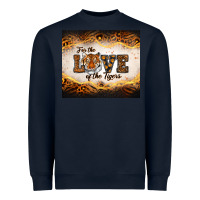 Navy love of the tigers Heavyweight Sweatshirt - RanaPortraitStore