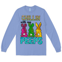 Colony Blue Chillin with my peeps Ester Day Long Sleeve Tee - Neo Western