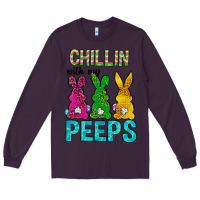 Plum Chillin with my peeps Ester Day Long Sleeve Tee - Neo Western