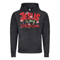 Vintage Black jesus is my valentine Vintage Hoodie - MaliasSmallBusiness