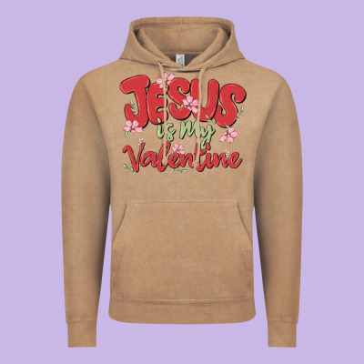 Vintage Hoodie jesus is my valentine