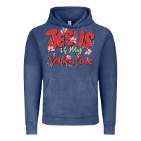 Vintage Denim jesus is my valentine Vintage Hoodie - MaliasSmallBusiness