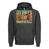 Charcoal Heather born to camp Zipper Hoodie - JahusDesignShop