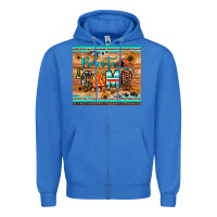 True Royal born to camp Zipper Hoodie - JahusDesignShop