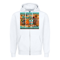 White born to camp Zipper Hoodie - JahusDesignShop