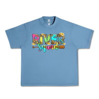 Pebble Blue river squad with leopard Urban Heavy Tee - texasbilliewilder