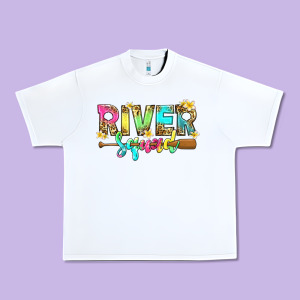 River Squad With Leopard Urban Heavy Tee Designed By Texasbilliewilder