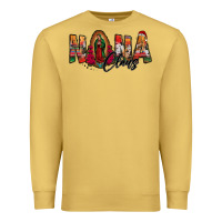Antique Gold nana claus lady of guadalupe Premium Sweatshirt - Jasminsmagicworld