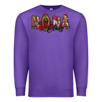 Purple nana claus lady of guadalupe Premium Sweatshirt - Jasminsmagicworld