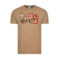Vintage Coffee strawberry farm fresh coffee cups Vintage Tee - Zillion Design Studio