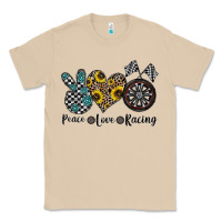 Mushroom peace love racing Classic Tee - CowhideDigitalArt