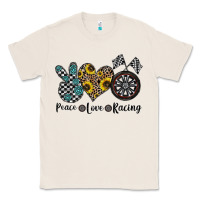Natural peace love racing Classic Tee - CowhideDigitalArt