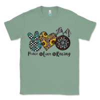 Sage peace love racing Classic Tee - CowhideDigitalArt