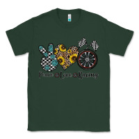 Sports Green peace love racing Classic Tee - CowhideDigitalArt