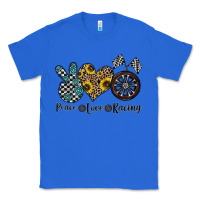 True Royal peace love racing Classic Tee - CowhideDigitalArt