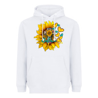 White western sunflower  cross believe Heavyweight Hoodie - BarkalooDesign