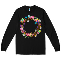 Black Crown of thorns Easter Day Long Sleeve Tee - Neo Western