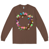 Chestnut Crown of thorns Easter Day Long Sleeve Tee - Neo Western