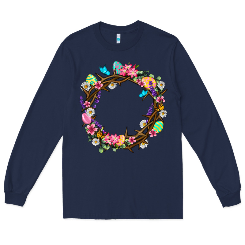 Crown Of Thorns Easter Day Long Sleeve Tee by Neo Western | Teevron