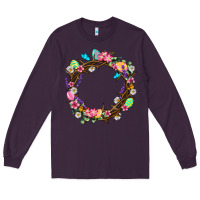 Plum Crown of thorns Easter Day Long Sleeve Tee - Neo Western