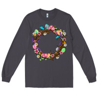 Smoke Crown of thorns Easter Day Long Sleeve Tee - Neo Western