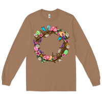 Toasted Coconut Crown of thorns Easter Day Long Sleeve Tee - Neo Western