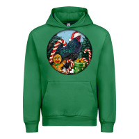 Emerald jersey giant rooster christmas Urban Hoodie - LillyAllenDesigns