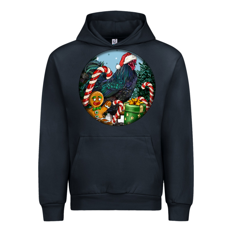Jersey Giant Rooster Christmas Urban Hoodie by LillyAllenDesigns | Teevron