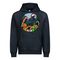 Navy jersey giant rooster christmas Urban Hoodie - LillyAllenDesigns