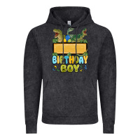 Vintage Arctic customized dinosaur birthday boy Vintage Hoodie - MaliasSmallBusiness