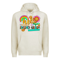 Oatmeal Heather hello second grade Premium Hoodie - NancyCooperArtShop