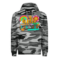 Slate Camo hello second grade Premium Hoodie - NancyCooperArtShop