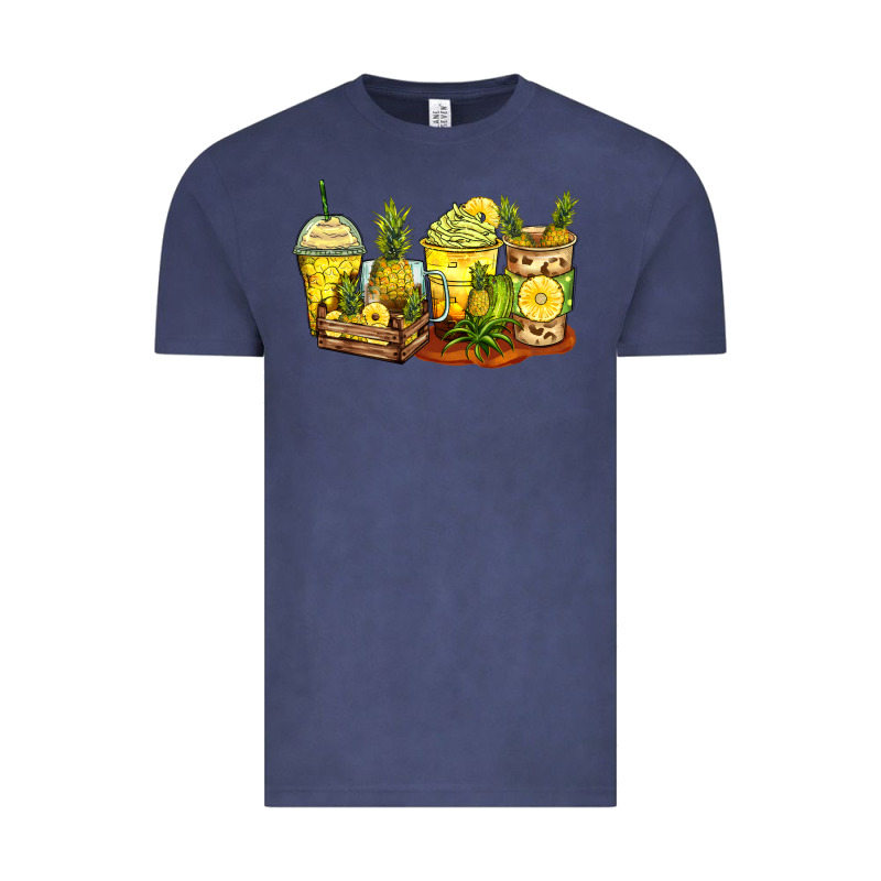 Pineapple Farm Fresh Coffee Cups Vintage Tee by Zillion Design Studio | Teevron