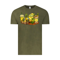 Vintage Olive pineapple farm fresh coffee cups Vintage Tee - Zillion Design Studio