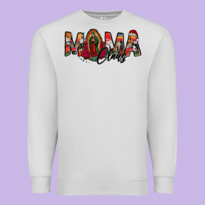 Mama Claus Lady Of Guadalupe Premium Sweatshirt Designed By Jasminsmagicworld