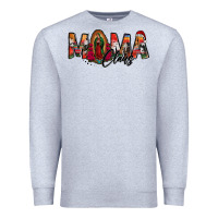 Heather Grey mama claus lady of guadalupe Premium Sweatshirt - Jasminsmagicworld