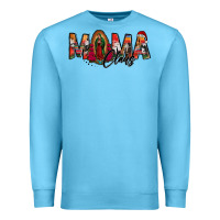 Ocean Blue mama claus lady of guadalupe Premium Sweatshirt - Jasminsmagicworld
